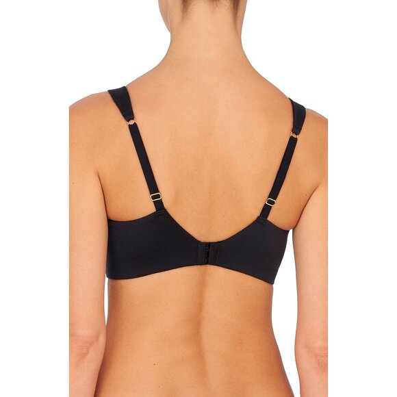 🆕NATORI Revelation Wireless Contour T-Shirt Bra 36C Black #723248 - Picture 4 of 8